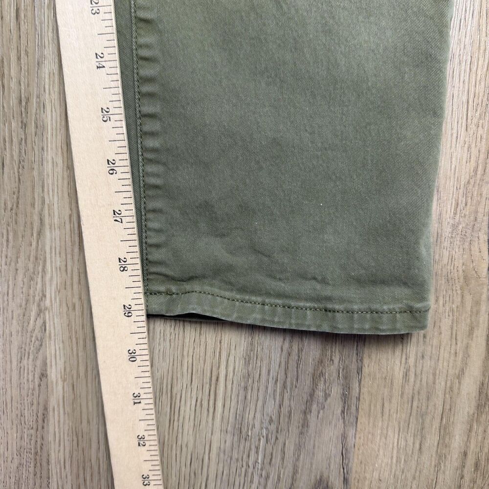 Flint And Tinder Pants Mens 31x30 Green Straight Fit Stretch 5 Pocket Chino - Picture 10 of 11